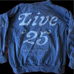 Beyoncé cowboy carter merch blue sweatshirt